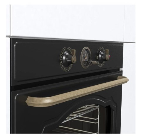 Piekarnik elektryczny GORENJE BOS67371CLB Retro 77 l | termoobieg | grill | HomeMade | kremowy