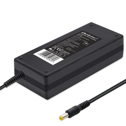 QOLTEC ŁADOWARKA DO BATERII ROWERU ELEKTRYCZNEGO 36V | 42V | 2A | 5.5*2.5