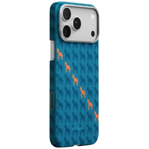 Etui PITAKA Happiness Rides Edge Case MagSafe do iPhone 17 Pro indigo