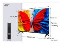 Telewizor TCL 40S5K QLED 40" Full HD Android TV Dolby Digital Plus DVB-T2 Czarny