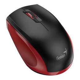 Genius Mysz NX-8006S, 1600DPI, 2.4 [GHz], optyczna, 3kl., bezprzewodowa USB, czarno-czerwona, AA