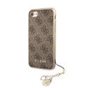 Guess GUHCI8GF4GBR iPhone 7/8/SE 2020 / SE 2022 brown/brązowy hard case 4G Charms Collection