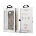 Guess GUHCI8GF4GBR iPhone 7/8/SE 2020 / SE 2022 brown/brązowy hard case 4G Charms Collection