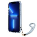 Guess GUHCP13LHTSGSB iPhone 13 Pro / 13 6,1" niebieski/blue hardcase Translucent Stap