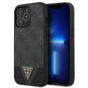 Guess GUHCP13LPU4GHBK iPhone 13 Pro 6,1" szary/grey hardcase 4G Triangle Collection