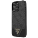Guess GUHCP13LPU4GHBK iPhone 13 Pro 6,1" szary/grey hardcase 4G Triangle Collection