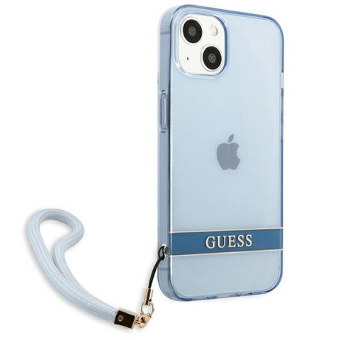 Guess GUHCP13MHTSGSB iPhone 13 6,1" niebieski/blue hardcase Translucent Stap