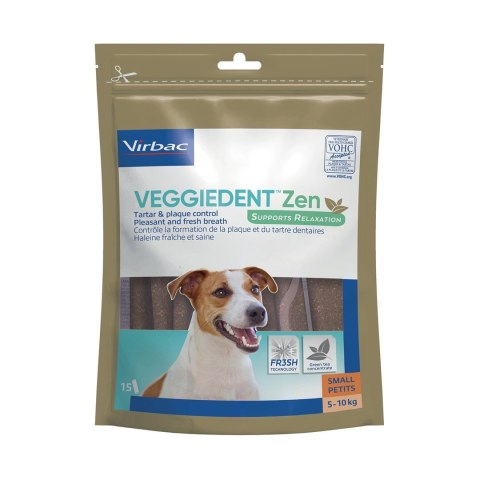 VIRBAC VEGGIEDENT ZEN M Dentystycznych Łagodzenie Stresu M 15 gryzaków