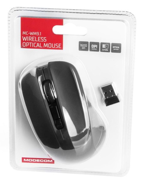 Mysz Bezprzewodowa MODECOM WM9.1 Czarny