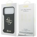 Etui Guess Silicone Big 4G Script do iPhone 17 Pro Max czarny
