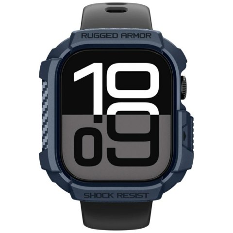 Etui Spigen Rugged Armor V2 do Apple Watch 10 / 11 42mm granatowy