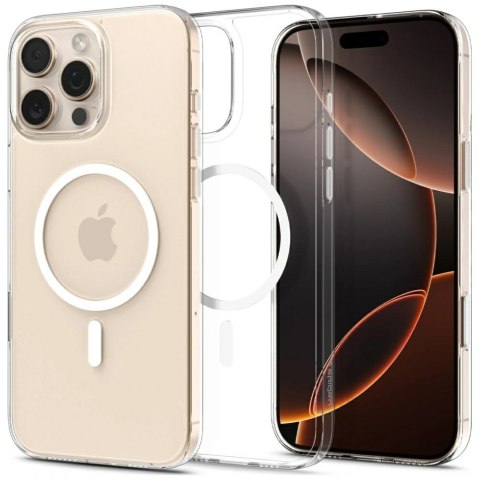 Etui Spigen Thin Fit T MAG MagSafe do iPhone 16 Pro przezroczysto-biały