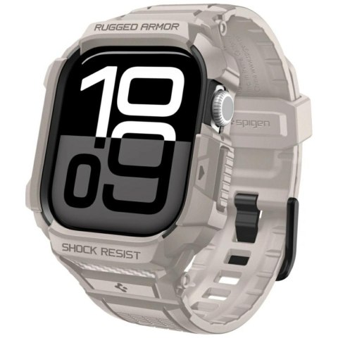 Pasek Spigen Rugged Armor Pro V2 do Apple Watch 10 / 11 42mm beżowy