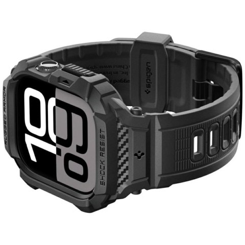 Pasek Spigen Rugged Armor Pro V2 do Apple Watch 10 / 11 42mm czarny