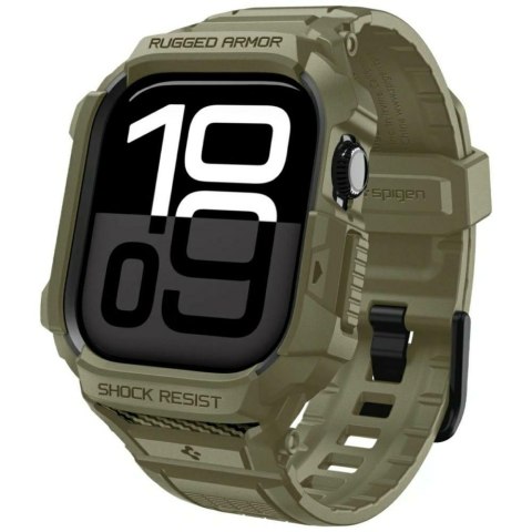 Pasek Spigen Rugged Armor Pro V2 do Apple Watch 10 / 11 46mm khaki