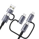 USAMS Kabel 6w1 Fast charging 240W 2m Data Cable Digital dispay Aluminium Alloy Seria Sufeng (SJ738)