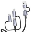 USAMS Kabel 6w1 Fast charging 240W 2m Data Cable Digital dispay Aluminium Alloy Seria Sufeng (SJ738)