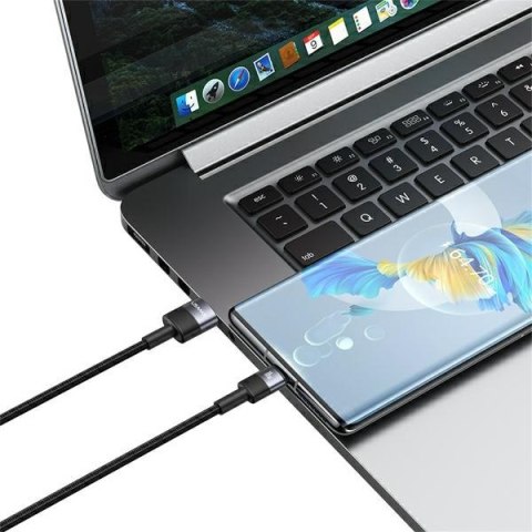 USAMS SET Kabel USB na USB-C 3A 1.2mFast Charging stalowy/tarnish 30 szt. SJ718ZJ01 (US-SJ718)
