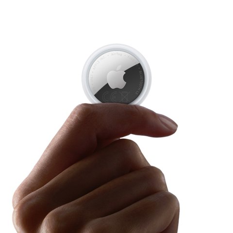 Apple AirTag Osobisty Wyszukiwarka Srebrny, Biały
