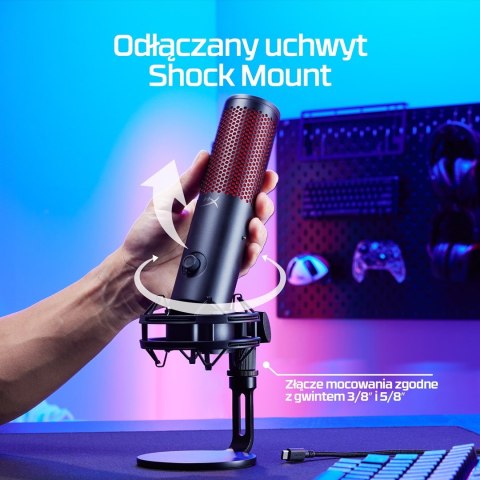 HyperX QuadCast 2 - mikrofon USB (czarny)