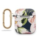 Guess GUACA2TPUBKFL03 AirPods cover niebieski/blue N.3 Flower Collection