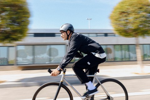 Kask Rowerowy HJC CALIDO Biało-Srebrny MT WHITE SILVER r.M