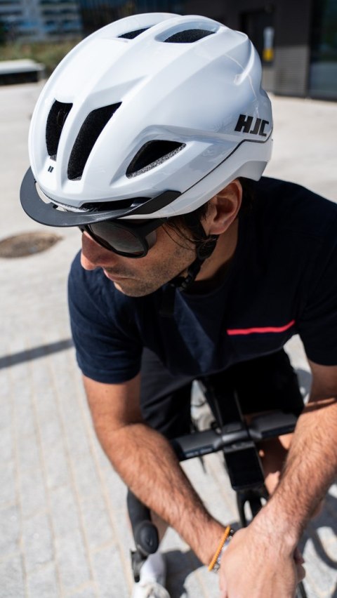 Kask Rowerowy HJC CROSSER WHITE r. S