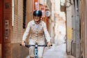 Kask Rowerowy HJC CALIDO PLUS Biało-Szary PEARL WHITE GREY r.S