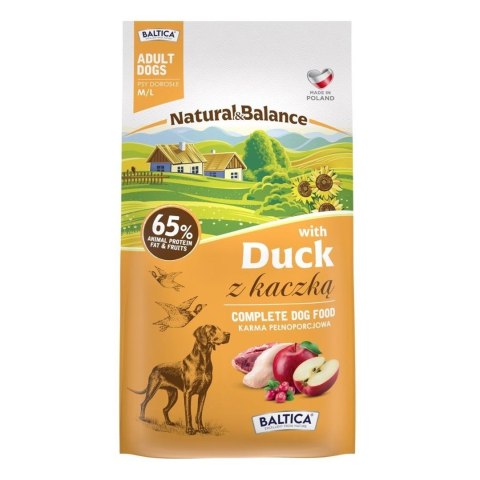 BALTICA NATURAL&BALANCE Kaczka M/L 3kg