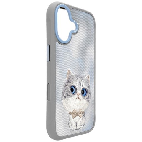 Etui Nimmy Big Eyed Pet 2.0 Cat do iPhone 17 szary
