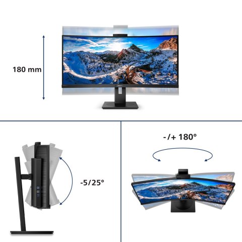 MONITOR PHILIPS LED 34" 346P1CRH/00
