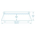 Basen ogrodowy rozporowy 244 x 61 cm 9w1 Bestway 57450