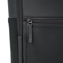 Rivacase Eden plecak City backpack Czarny Poliester, Skóra woskowana (Pull Up)