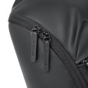 Rivacase Eden plecak City backpack Czarny Poliester, Skóra woskowana (Pull Up)