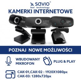 Kamera internetowa USB Full HD, CAK-01