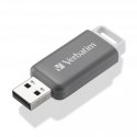 Verbatim USB flash disk, 2.0, 128GB, DataBar, szary, 49456, do archiwizacji danych