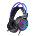 Defender Cosmo Pro RGB, Gaming Headset, słuchawki z mikrofonem, regulacja głośności, czarna, 7.1 (virtual), 50 mm przetworniki t