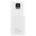 USAMS Powerbank PB68 30000mAh 65WQC3.0+PD Fast Charge + kabel USB-C/USB-C 100W biały/white ATXLOGTCTG02 (US-CD185)