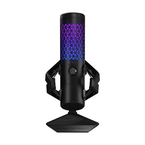 ASUS ROG Carnyx USB Gaming Microphone (25mm condenser capsule, 192kHz/24-bit, cardioid, high-pass filter, built-in pop filter, m