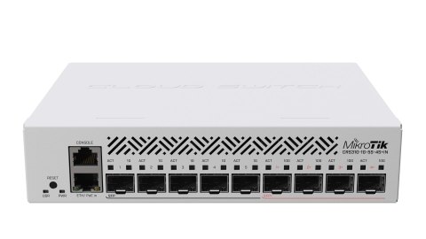 MIKROTIK RouterBOARD Cloud Router Switch CRS310-1G-5S-4S+IN + L5 (800MHz; 256MB RAM; 1x GLAN; 5x SFP; 4x SFP+) pulpit