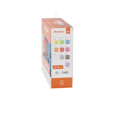 MARIOINEX Klocki Mini Waffle, 140 elementów