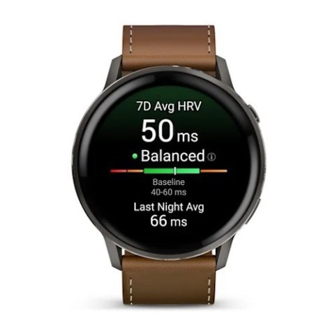 Zegarek sportowy Garmin Venu 4 AMOLED 45mm Brązowy