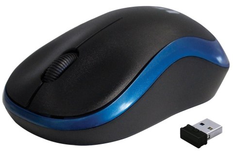 MYSZ REBELTEC METEOR BLUE/BLACK WIRELESS USB