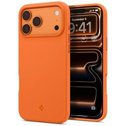 Etui Spigen Silicone Fit MAG MagSafe do iPhone 17 Pro Max pomarańczowy