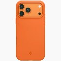 Etui Spigen Silicone Fit MAG MagSafe do iPhone 17 Pro Max pomarańczowy