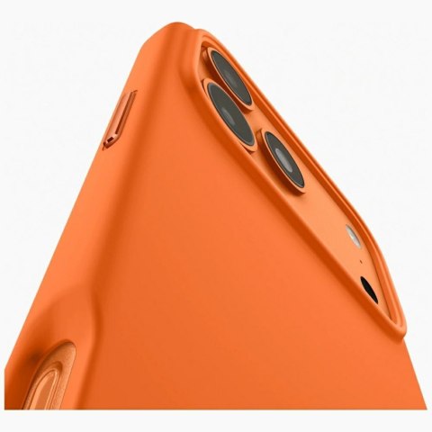 Etui Spigen Silicone Fit MAG MagSafe do iPhone 17 Pro pomarańczowy