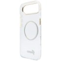 Etui Guess IML Script Metal MagSafe do iPhone Air przezroczysty