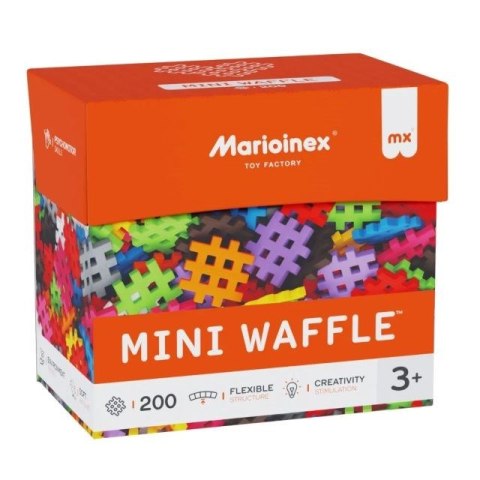 Klocki konstrukcyjne Marioinex Mini Waffle, 200 elementów