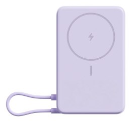 Xiaomi BHR08PAGL bank mocy Litowo-jonowa (Li-Ion) 5900 mAh Bezprzewodowe ładowanie Fioletowy