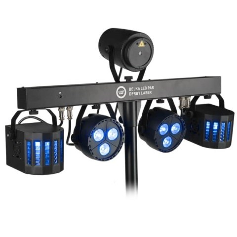 Multiefekt LIGHT4ME BELKA LED PAR DERBY LASER
